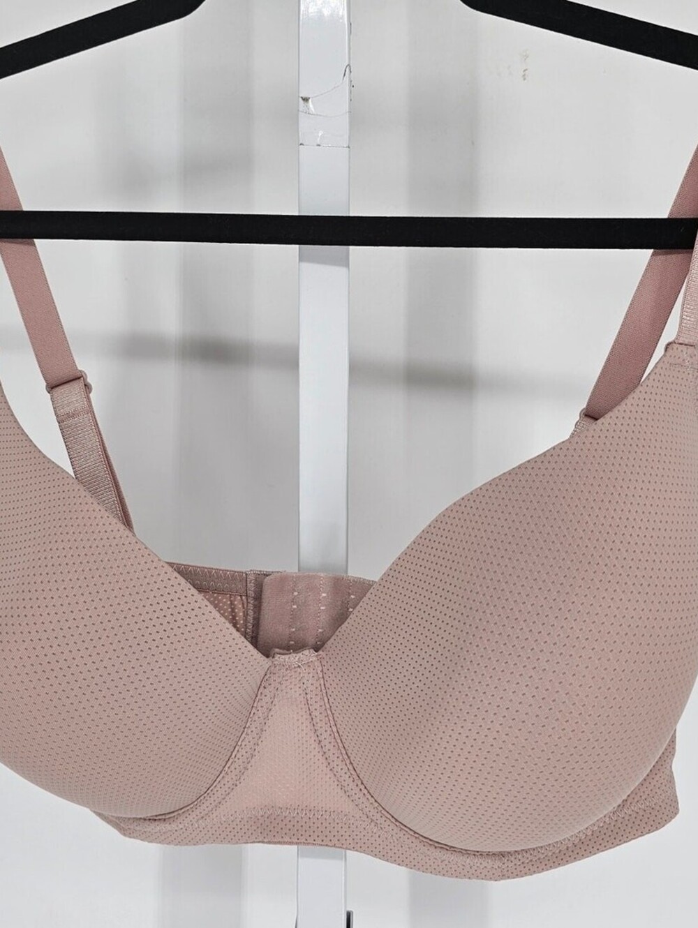 Laura Ashley Womens Sz 38DD Classic Lightly Lined T Shirt Bra Blush Pink